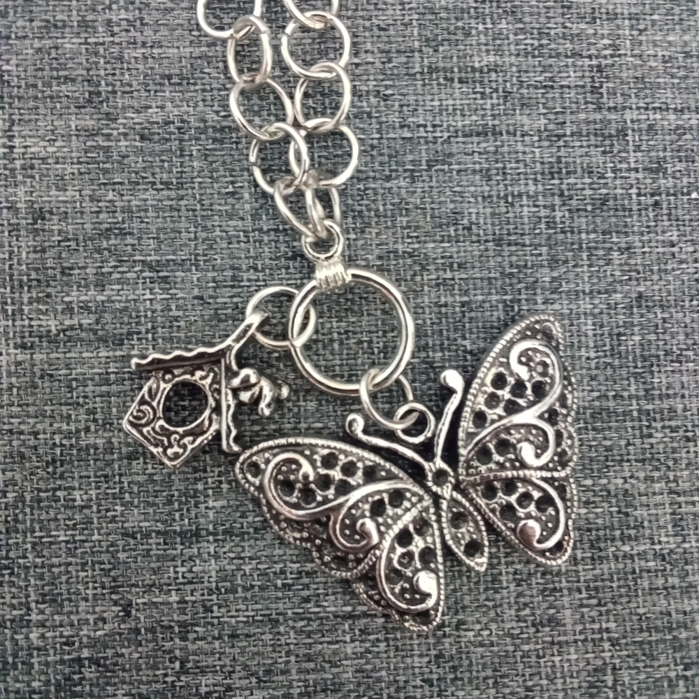 Butterfly Garden Necklace